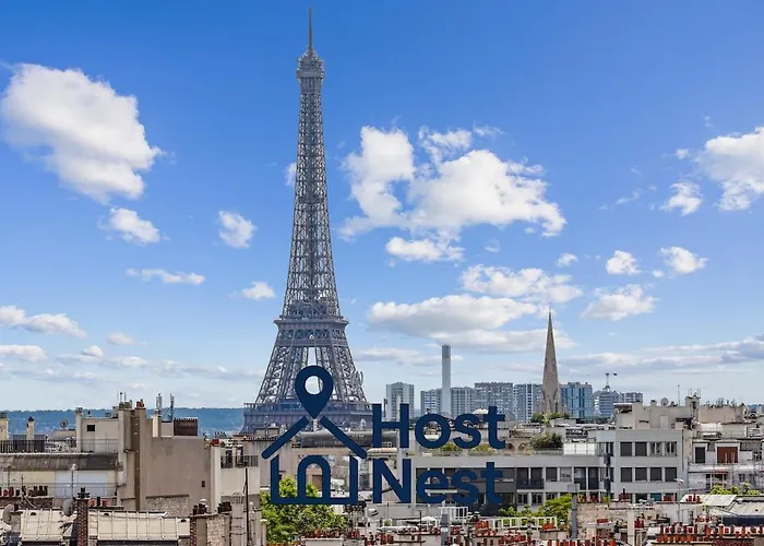 Charming Eiffel Tower View Nest In 8th 아파트 파리