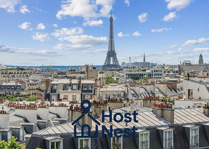 Charming Eiffel Tower View Nest In 8th דירה